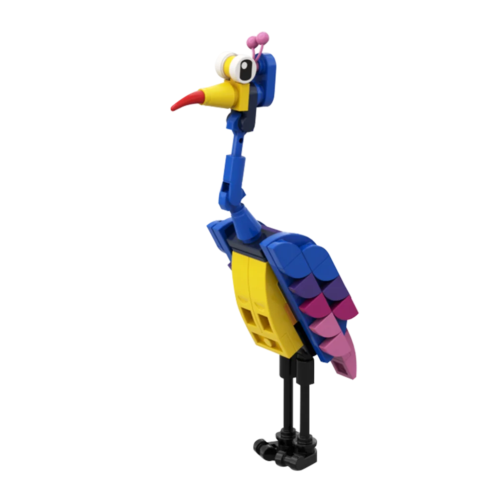 

Gobrick MOC аниме красочная гигантская птица, набор строительных блоков, фильмы для путешествий, животные, птицы, образование, DIY Кирпичи, игрушки, подарок для детей
