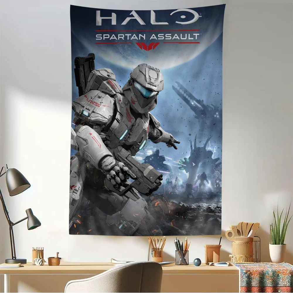 Классические игры серии H-Haloes1-5 красочный гобелен настенный хиппи цветы