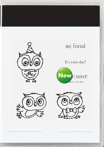 

Latest 2023 Mini Catalog Cutting Dies Clear Stamp Adorable Owls Scrapbooking Frame Card Craft