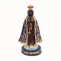 image our lady of aparecida sculpture resin 15 cm statua of the holy patron saint of brazil religious gift