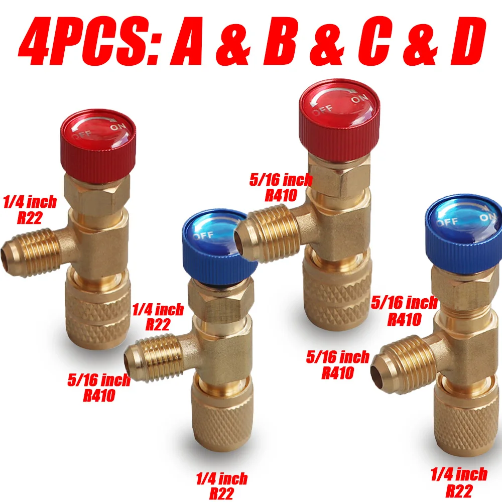 

Предохранительный клапан для кондиционера R410A R22 1/4", 2, 4 шт.
