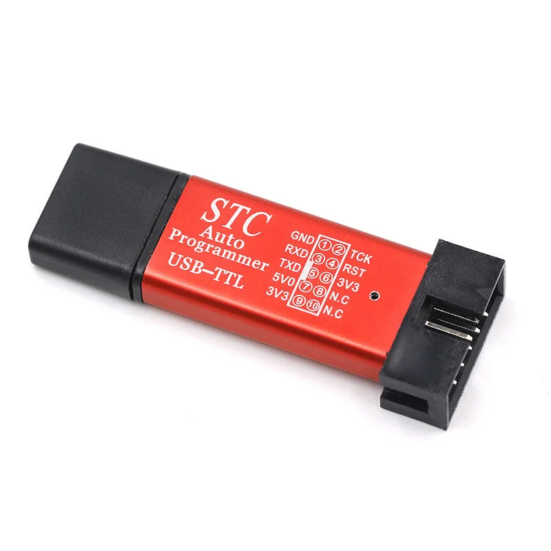 

Automatic MCU STC 51 Microcontroller Downloader Auto Programmer / 3.3V 5V Universal / Dual Voltage USB to TTL DownLoad Cable