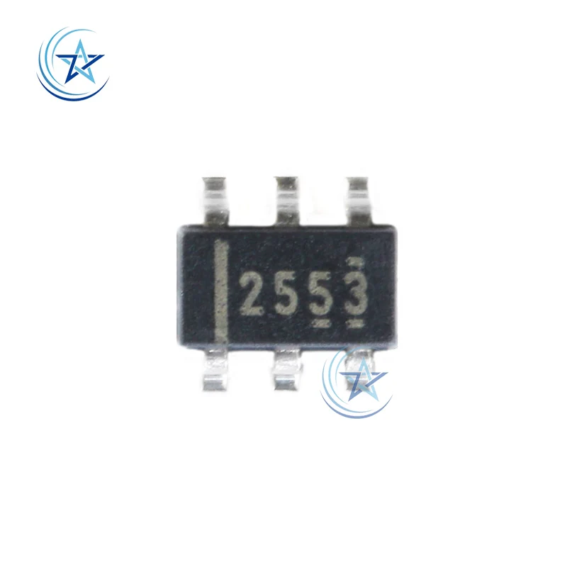 10PCS TPS2553DBVR new original patch SOT23-6 silkscreen :2553 adjustable current limiting switch chip Fast delivery - купить по
