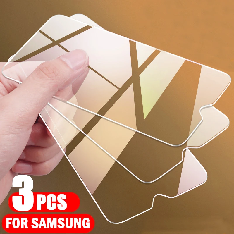 

3Pcs Tempered Glass for Samsung Galaxy A02S A12 A32 A42 A52 A72 A11 A21 A21S A31 A41 A51 A71 A10 A20 A30 A40 A50 A70 Screen Film