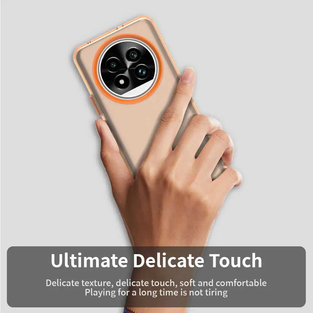 Матовый чехол для Realme 13 Pro + Plus Fundas Coque матовый полупрозрачный задней панели