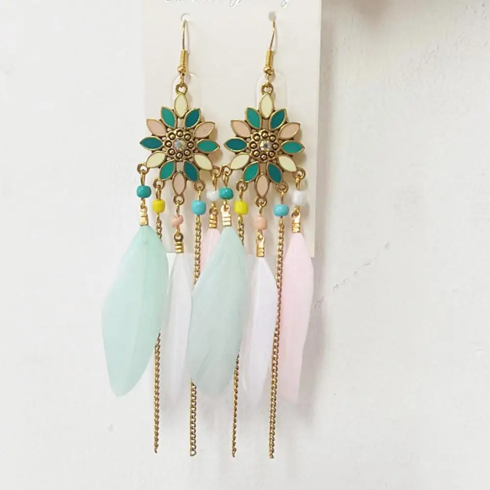 

Popular Hook Earrings Creative Lightweight Long Lasting Dangle Earrings Drop Earrings Women Earrings 1 Pair