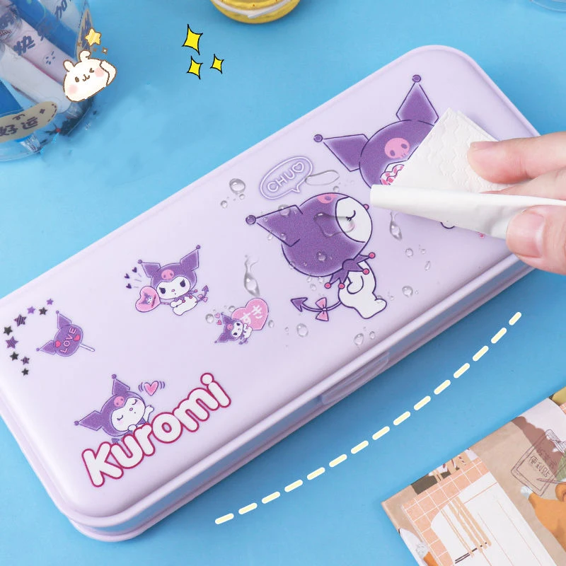 

Карандаш Sanrio в стиле Каваий аниме, Коричный карандаш Kuromi, милый карандаш в стиле м/ф «Моя Мелодия», мультяшный карандаш, школьные принадлежности, игрушки для девочек и мальчиков