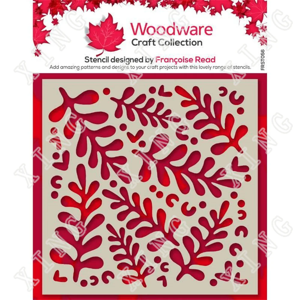 

2022 Spring Modern Leaves Layering Stencils Kids Fun Diy Drawing Mold Scrapbooking Greeting Card Decoration Coloring Templates