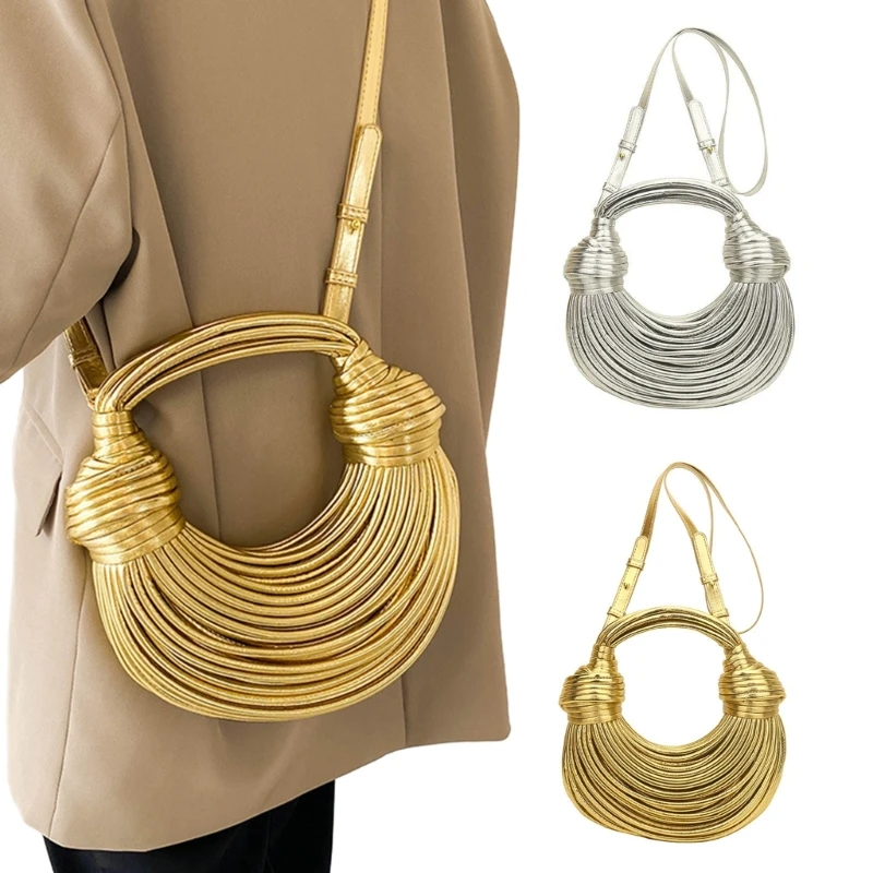 

Завязанная тканая сумка-кошелек, женская вечерняя сумка, сумка через плечо, сумка через плечо, кошелек