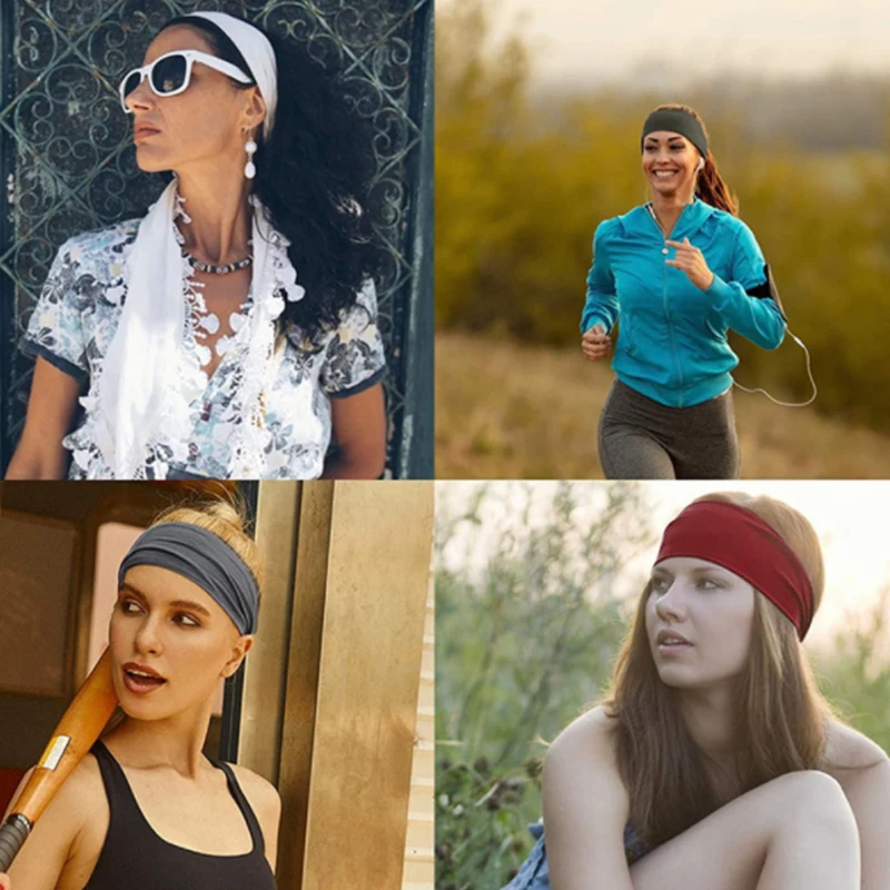 

Повязка на голову однотонная женская, хлопковый Бандаж с плетением, широкий тюрбан, модные аксессуары для волос для девушек