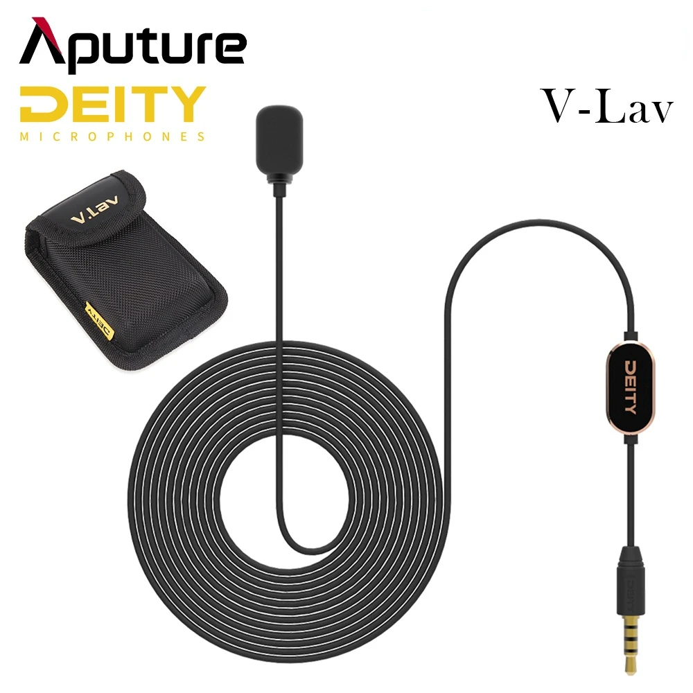 

Профессиональный всенаправленный конденсаторный микрофон Deity V.Lav Lavalier, микрофон для фотоаппаратов Canon, Nikon, Sony