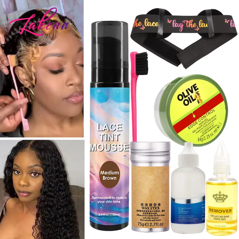 Wax Stick Hair Edges Control Lace Glue Lace Wig Glue Waterproof Glue Remover Parrucca Band Per Parrucche Lace Tint Mousse Waterproof