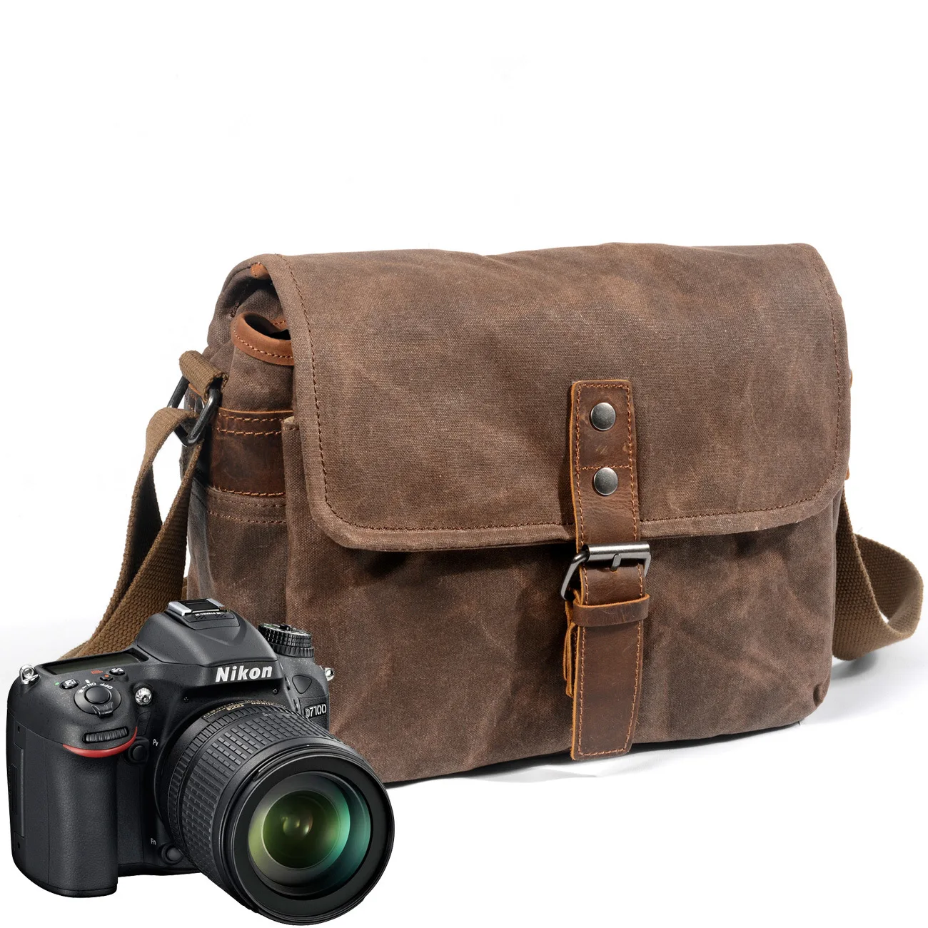 

Men 2022 Canvas With CowhideLeather Handbags Cross Body For Men 2022 Bags