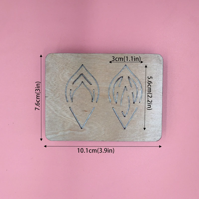 

Tassel Earring Wood Cutting Dies Compatible with Most Machines