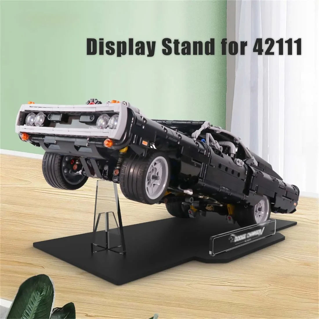 Акриловый стенд для конструктора Lego 42111 Furious Dom's Dodge ChargerRace