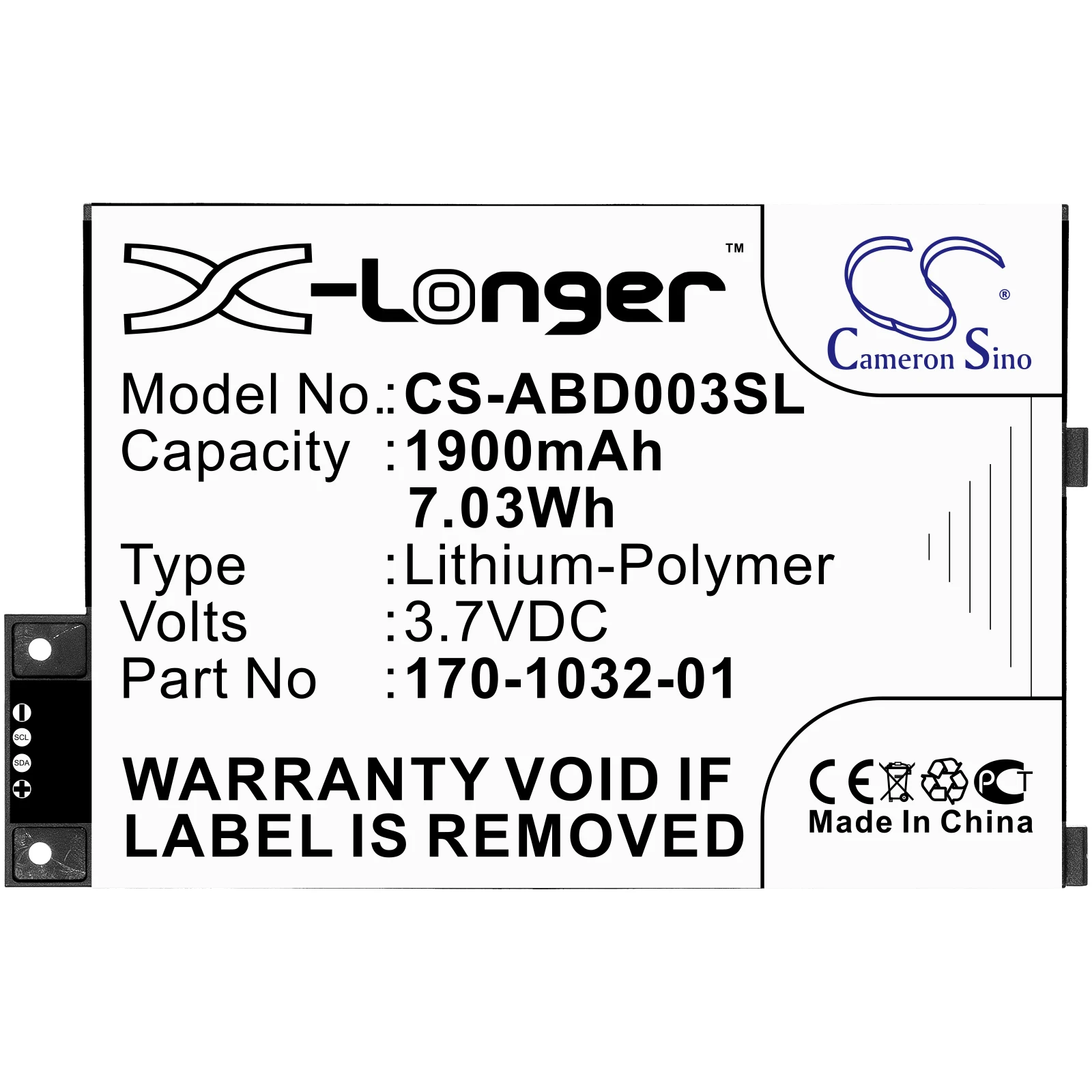 Сменный аккумулятор для Amazon Kindle 3 Wi-Fi 3G графит III 170-1032-00 GP-S10-346392-0100