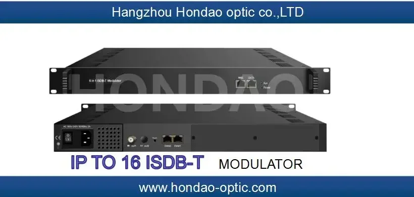 IP-модулятор 16C 6in1/16in1 Модулятор ISDB-T/DVB-C/DVB-T/ATSC