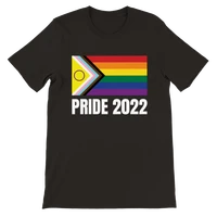 pride2022 premium crewneck black t shirt