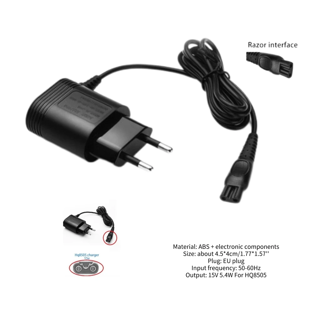

Адаптер для электробритвы Philips HQ8505 HQ6070 HS8040 AT890 PT725, 15 в