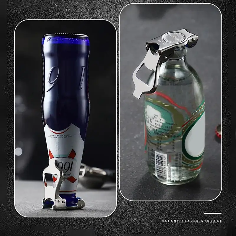 2 в 1 складной нож для пива из нержавеющей стали