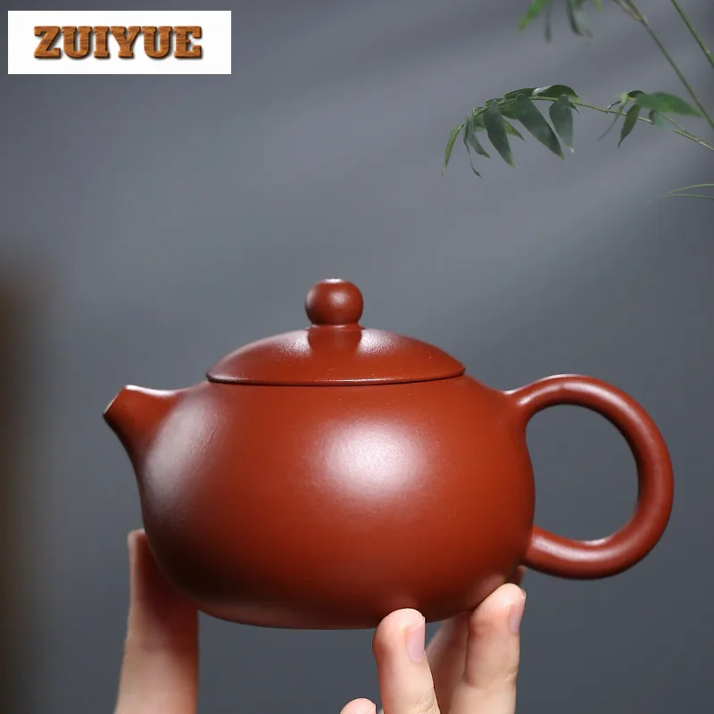 230 мл антикварные чайники Исин из фиолетовой глины горшок Xishi ручной работы