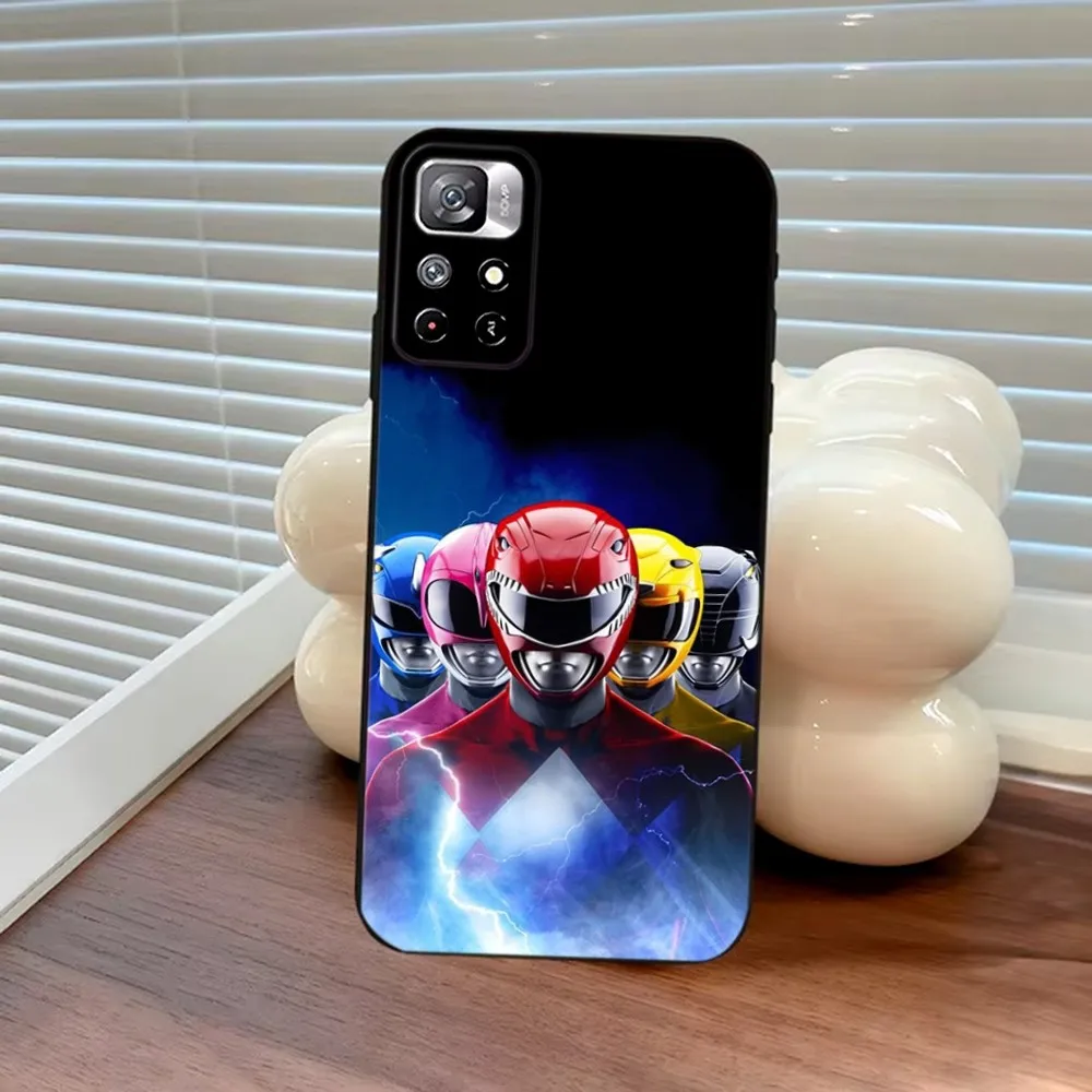 Чехол для телефона P-PowerS MMPR R-RangerS Samsung S25 S24 S23 S22 S21 FE S30 S20 S10 Plus Ultra Lite 5G силиконовый