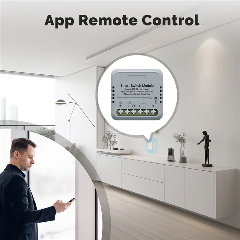 Фото -A15I Tuya Zigbee модуль умного переключателя, монитор потребления электроэнергии, таймеры, выключатель света «сделай сам», 1 гр №1