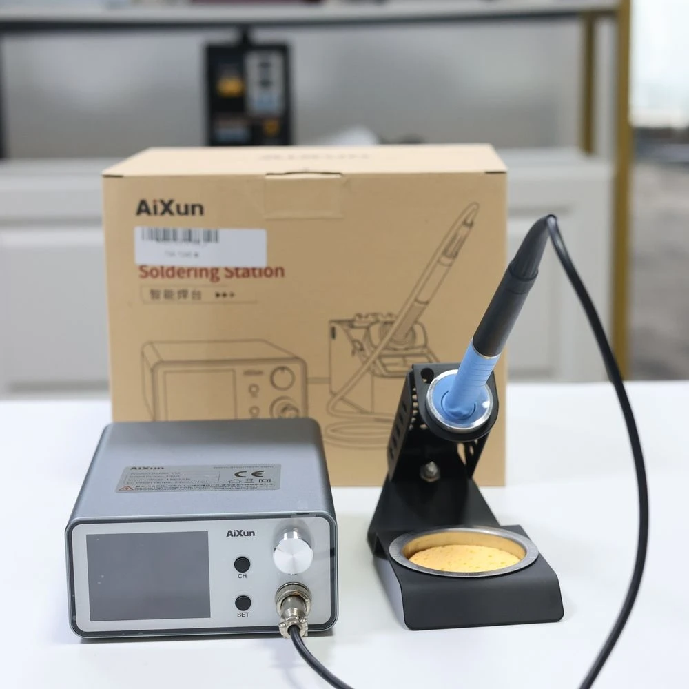 AiXun новая подставка T3A 200 Вт паяльная станция ЖК-дисплей цифровой дисплей ремонт