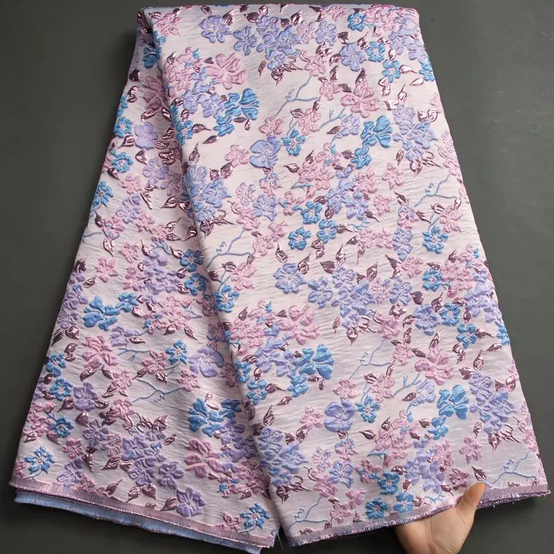 2023 высококачественная ткань из искусственного жаккарда кружевная вышитая