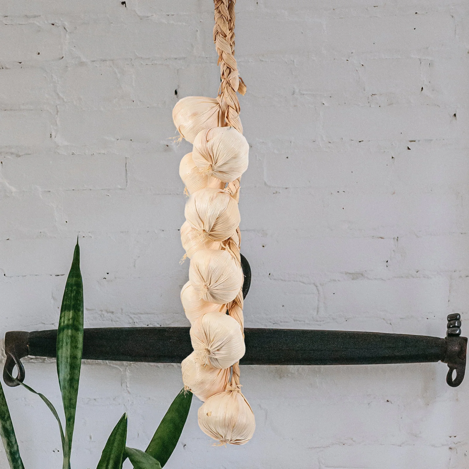 3 шт. искусственный чеснок настенные подвески поддельные имитация гирлянды