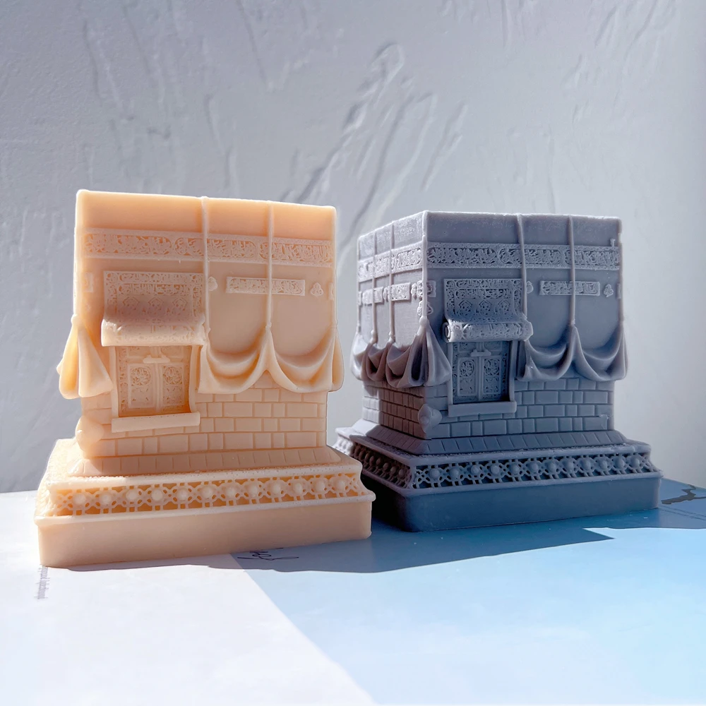 Фигурка Кааба силиконовая форма для свечей исламское украшение дома Рамадана