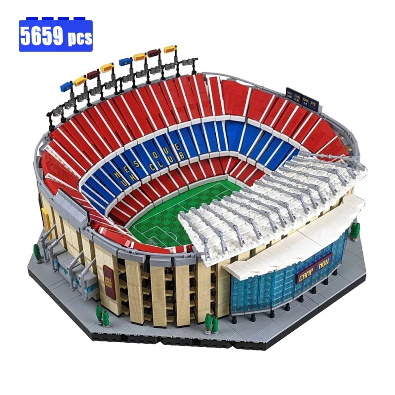 

2022 5659pcs 10284 City Football Field Constructor Blocks Model MOC Idea Stadium Brick Assembling Construction Set for Boys Gift