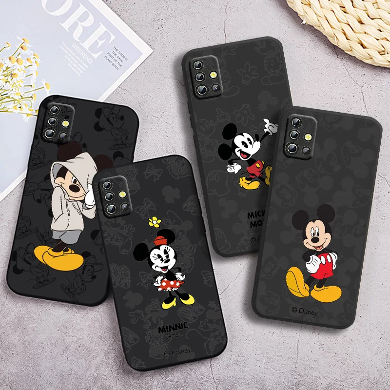 

NEW Mickey Mouse Ghost Phone Case For Samsung Galaxy A90 A80 A70 S A60 A50S A30 S A40 S A2 A20E A20 S A10S A10 Black Cover Soft