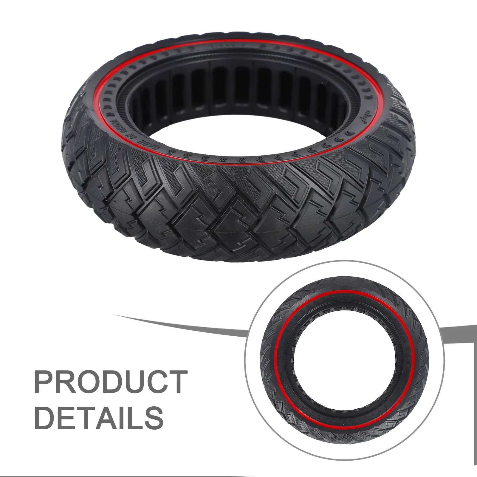 1 шт. твердая шина 9 5 дюйма 5*2 50 внедорожная для электрического скутера NIU KQI3 5x2