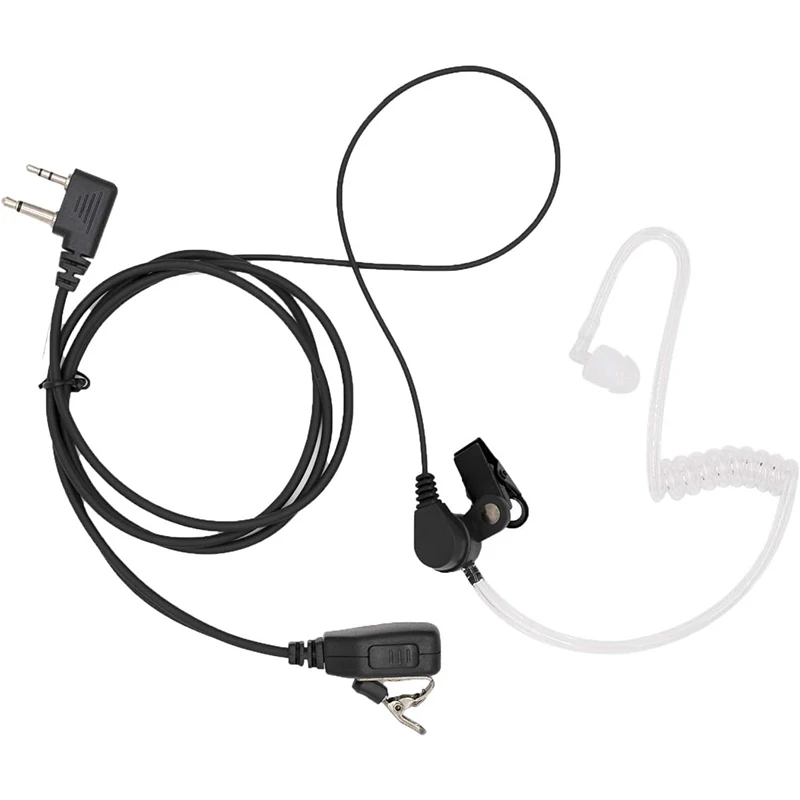 RISENKE Headset GXT1000 GXT1050 LXT500 LXT600VP3 Earpiece Transparent Acoustic Tube Earphone Compatible with Midland Radio