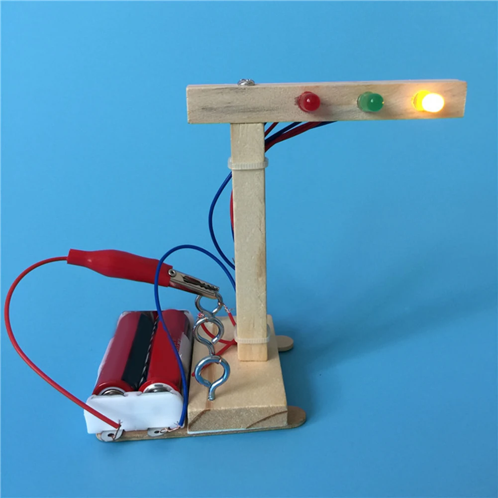 

Kids Science Experiment Electronic Traffic Light Learning Education Children Toy Training Intelligence Development