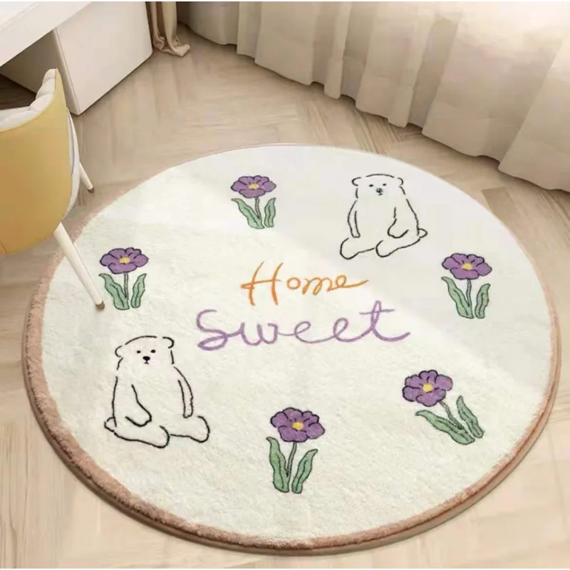 Корзина Круглый Ковер Отдых Йога Фитнес