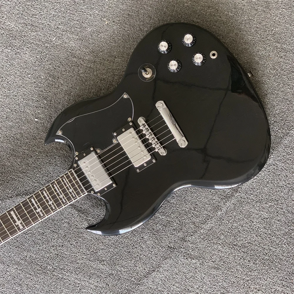

In stock immediately delivery black SG electric guitar guitars guitarra