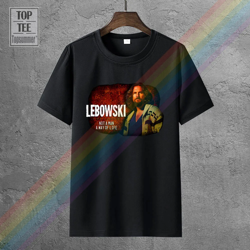 

Футболки Jeff Lebowski, готические Забавные футболки, крутая уличная одежда в стиле ужасов, черная футболка с черепом, Ретро футболка