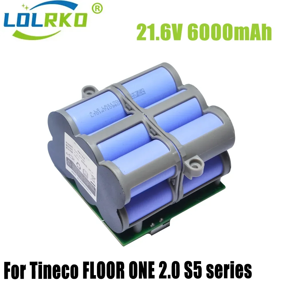 Сменный аккумулятор 21 6 В 6000 мАч для Tineco FLOOR ONE 2 0 S5 PRO Smart