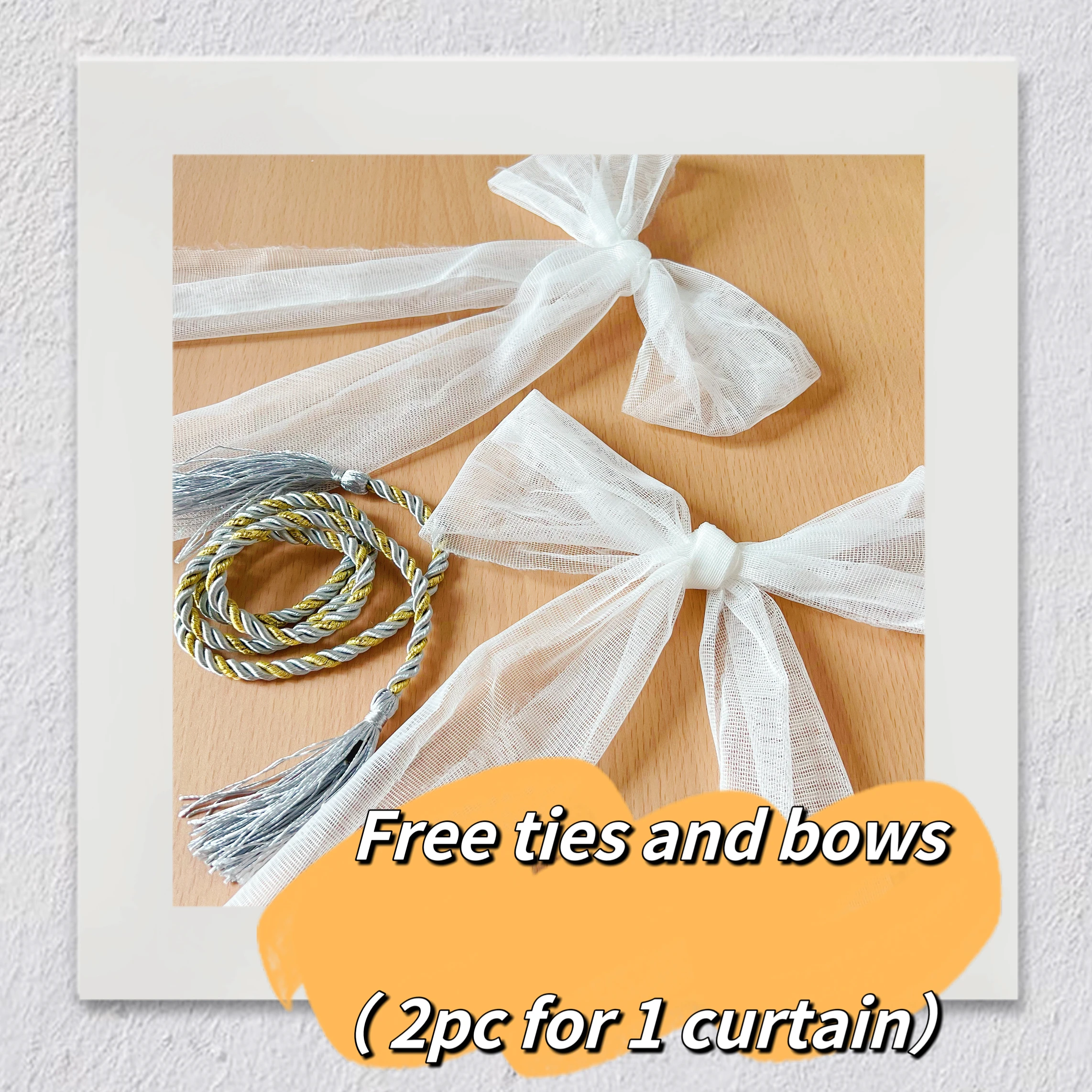 Полая звезда двухслойная затеняющая занавеска с полым бантом для спальни