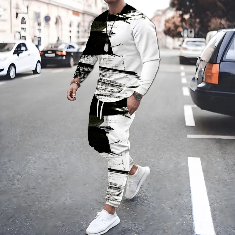 

Мужские брюки в стиле панк с 3D принтом, мужская одежда Techwear, осенняя одежда