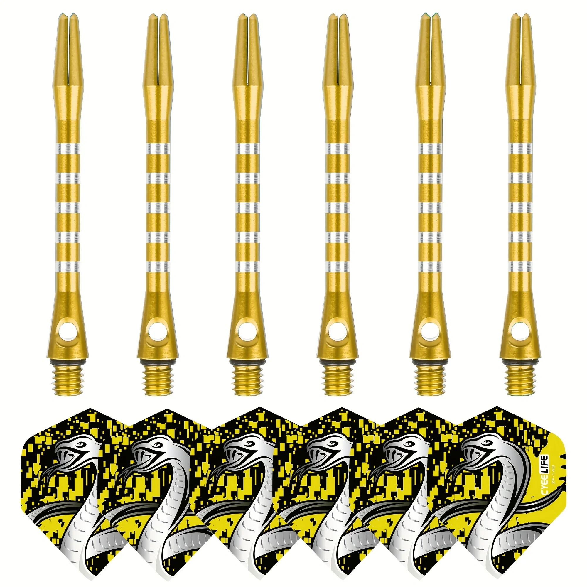 Cyeelife аксессуары для игры в Дартс: 6 алюминиевых стержней (2ba)+ хвостовых плавников