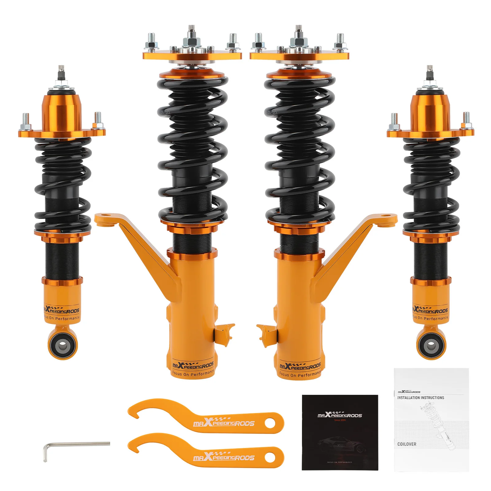 

Damper Adjustable Coilovers Suspension Kit For Honda Civic MK7 VII EM2 2001-2005 Suspension Shocks Struts Front Rear TOp Mount