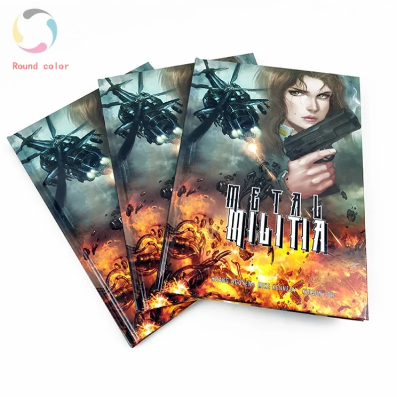 

customizd design Bulk Children Child Graphic Novel Hard Cover Comic Book Printing