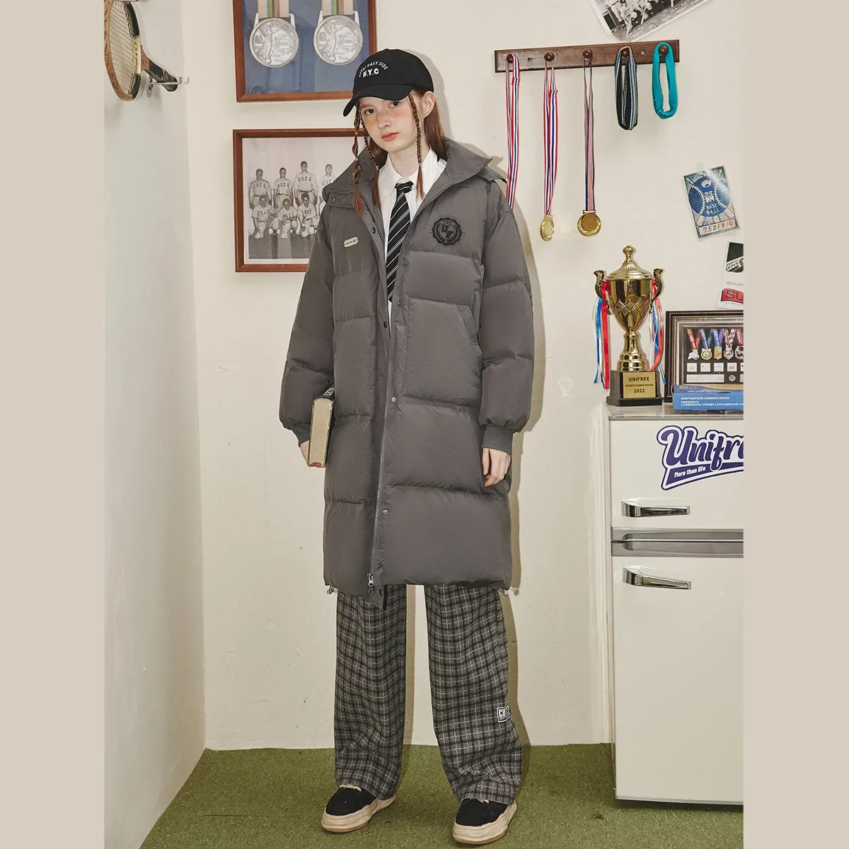 Рисунок 2 - Модный длинный пуховик UNIFREE Stydent