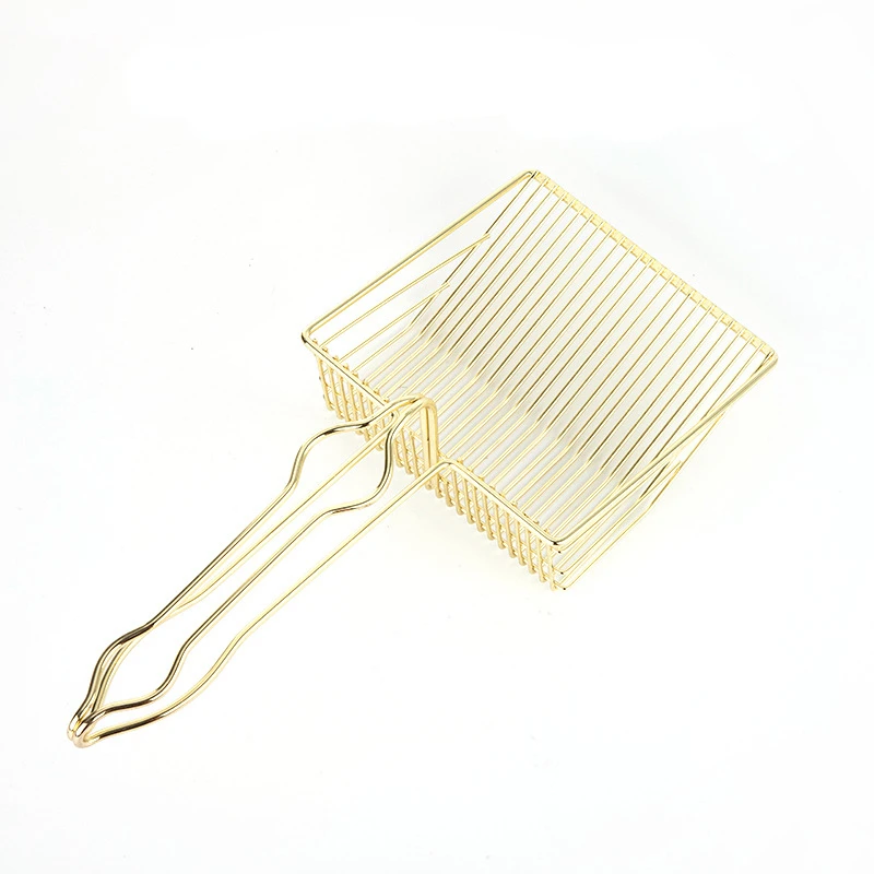 

Golden Cat Litter Shovel Metal Large Cat Toilet Shovel Feces Tofu Cat Litter Shovel Cat Supplies Cat Feces Shovel