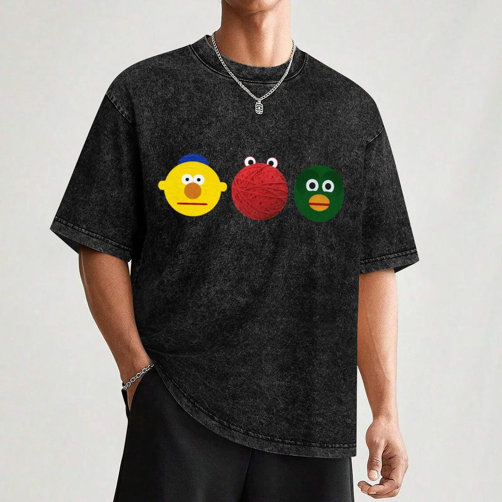 Фото Футболка DHMIS для мужчин, повседневная, простого дизайна, с коротким рукавом №3
