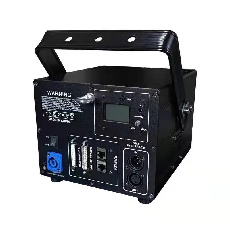 

High Quality DJ 2W DMX512 Beam Colorful LED Stage Lights RGB Laser Light Full Color Amation Night Club Stage Light