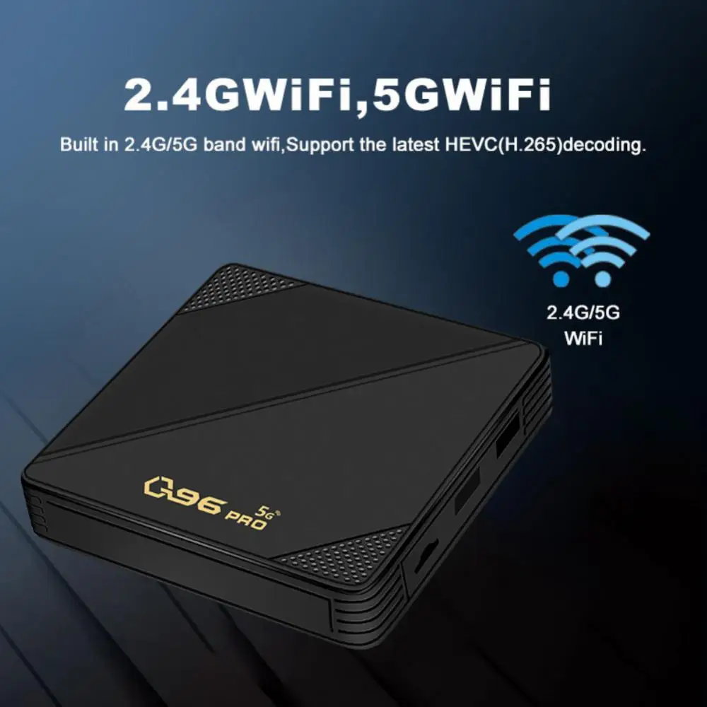 Оригинальная ТВ-приставка Q96 PRO 4K HDR Android TV 8 1 Ultra HD 2 ГБ Wi-Fi Google Cast Netflix IPTV 4